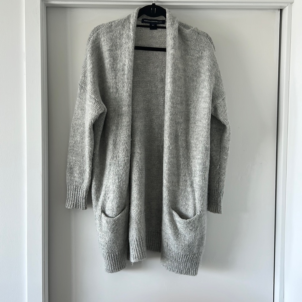 French connection womens medium open front sweater